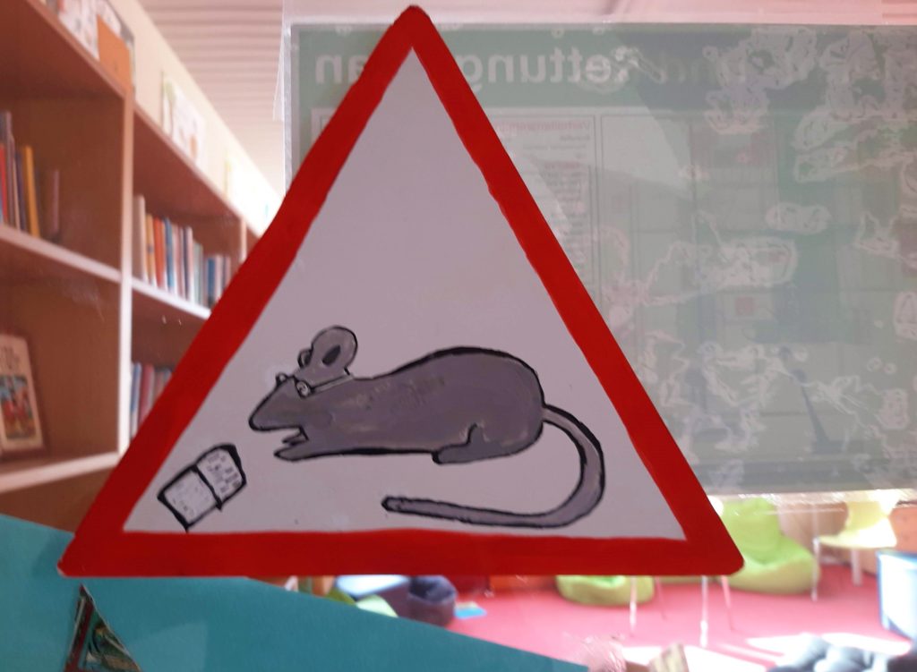 "Vorsicht Leseratte!" in der Unterstufenbibliothek