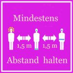 Mindestens Abstand halten