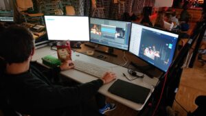Professionelle technische Begleitung des Wettbewerbs durch unsere Technikgruppe